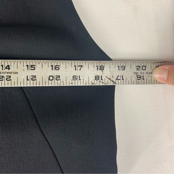 Babaton size 10 medium Black Sheath textured Dress V-Neck business casual - Picture 8 of 12